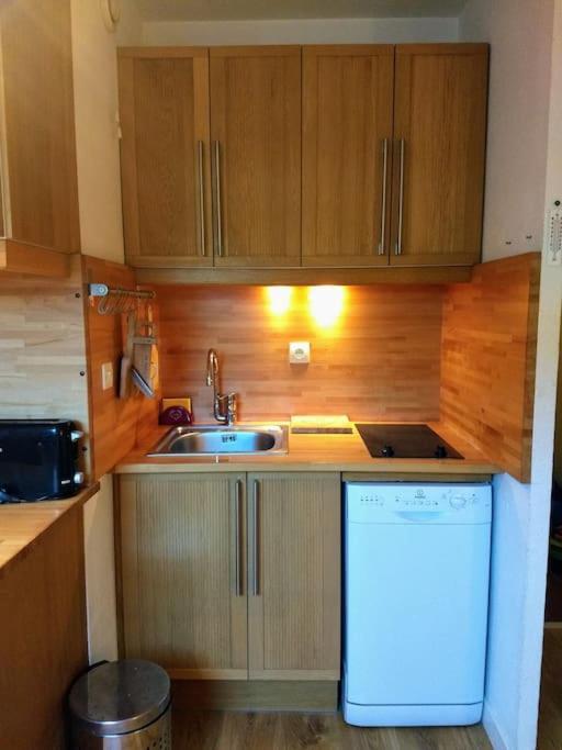 T2 Pour 4 Pers Style Chalet Pied Des Pistes Bolquere Экстерьер фото